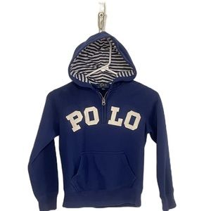Polo Ralph Lauren Blue Hoodie Size  8